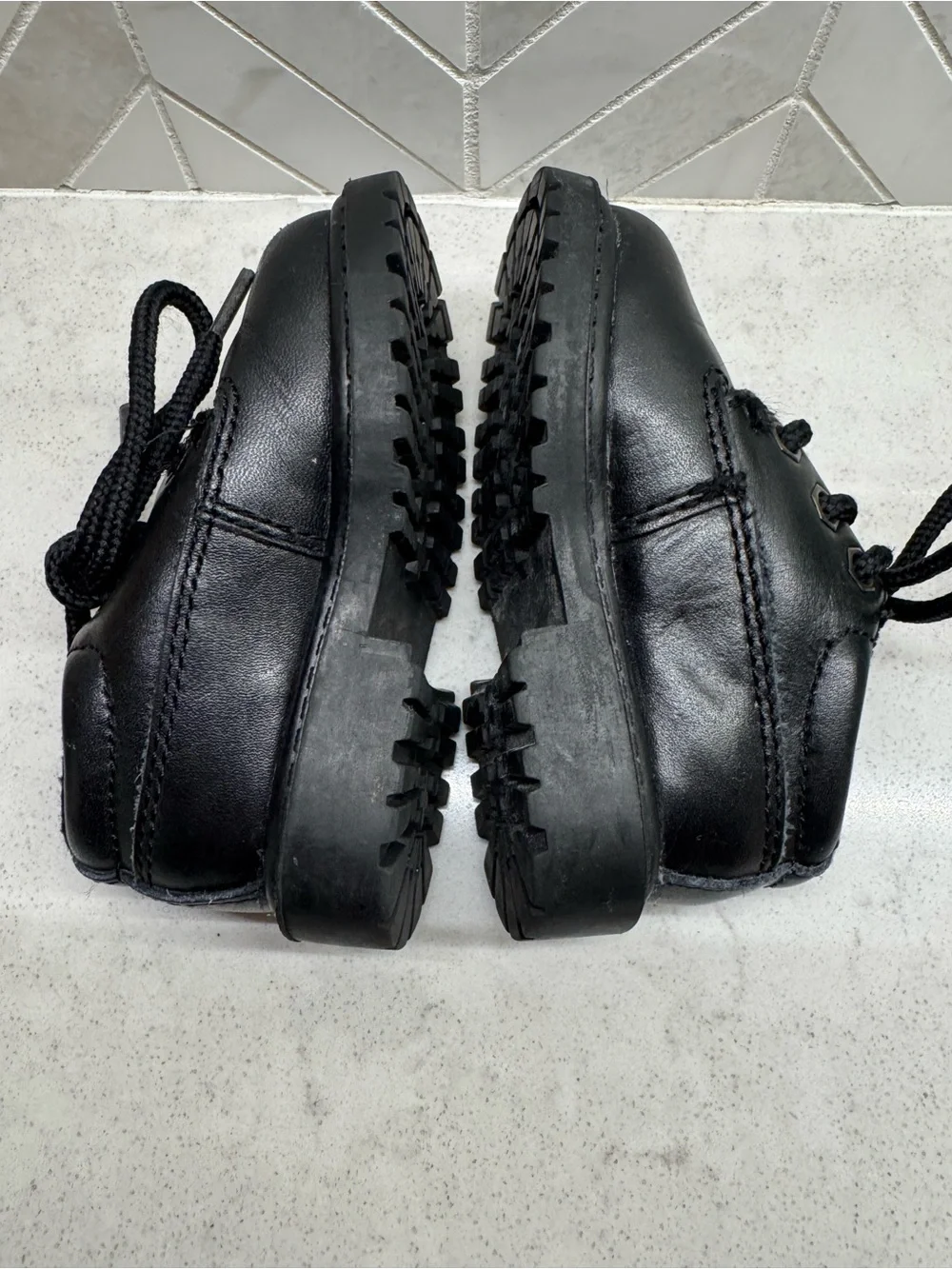 TFL Boys Oxford Shoes Black 4